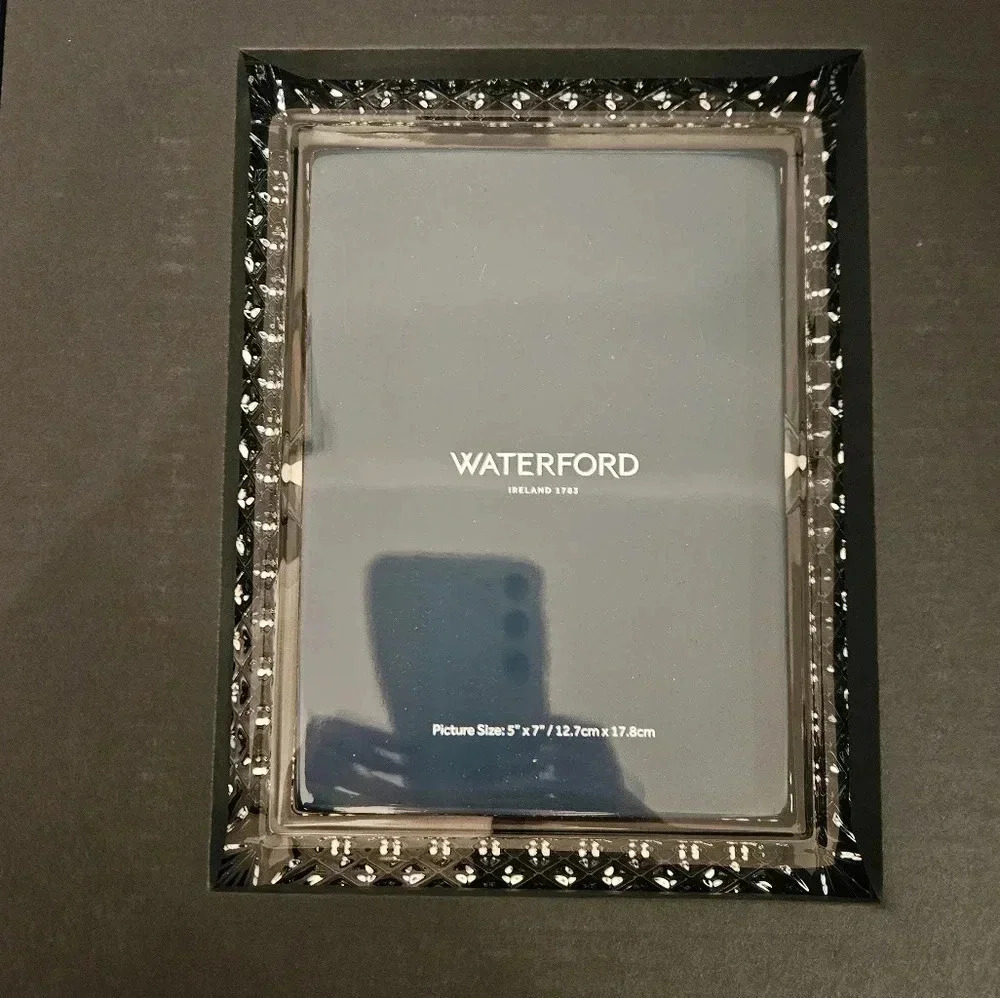 Waterford Lead Crystal Lismore 5x7 Picture Frame New With Box - Picture 6 of 9